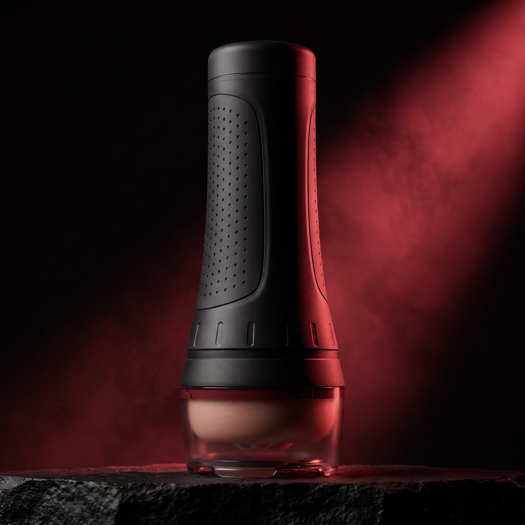 Flash in crimson light